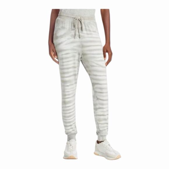 Splendid Pants - Splendid NWT Women’s Journey Ribbed Trim Knit Jogger Pants Smoky Gray Tie Dye XL